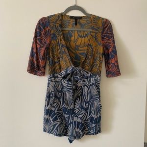 Bcbg floral romper